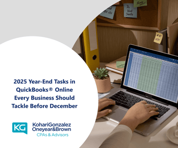 2025 Year-End Tasks in QuickBooks® Online Every Business Should Tackle Before December