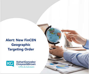 Alert: New FinCEN Geographic Targeting Order