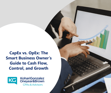 CapEx vs. OpEx: The Smart Business Owner’s Guide to Cash Flow, Control, and Growth