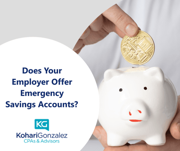 Does Your Employer Offer Emergency Savings Accounts