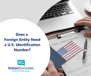 Does a Foreign Entity Need a U.S. Identification Number?