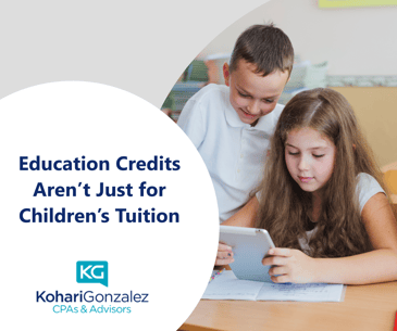 Education Credits Aren’t Just for Children’s Tuition