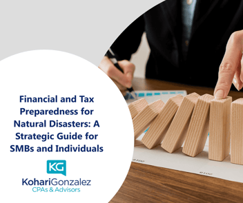 Financial and Tax Preparedness for Natural Disasters: A Strategic Guide for SMBs and Individuals