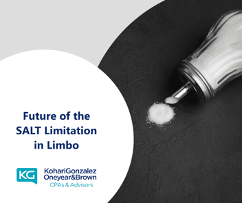 Future of the SALT Limitation in Limbo