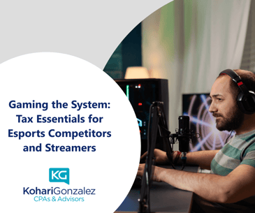 Gaming the System Tax Essentials for Esports Competitors and Streamers