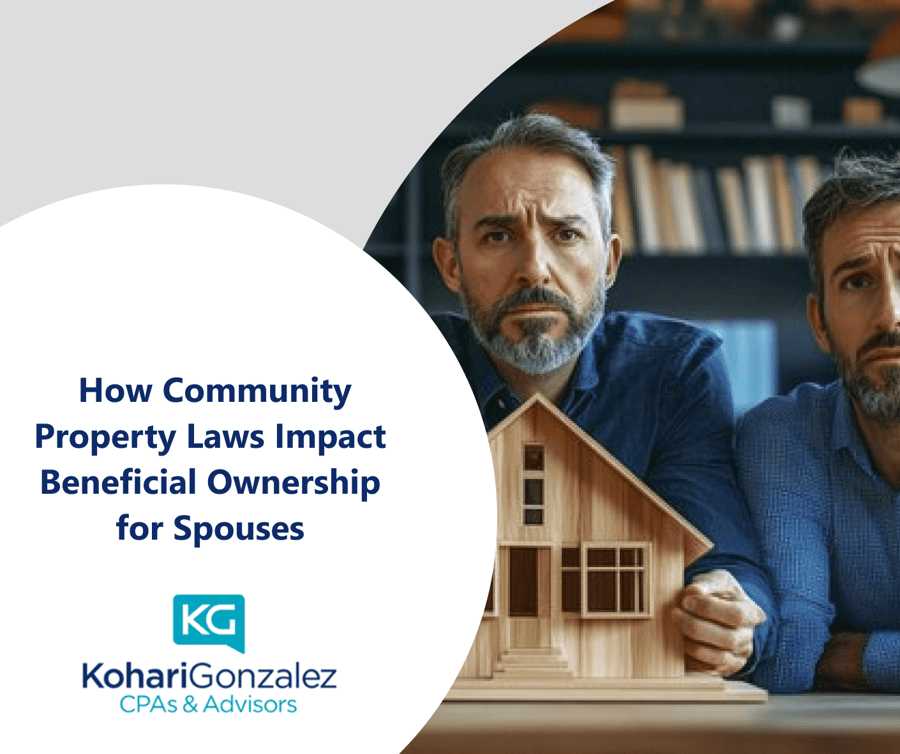 How Community Property Laws Impact Beneficial Ownership for Spouses