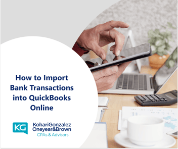 How to Import Bank Transactions into QuickBooks Online