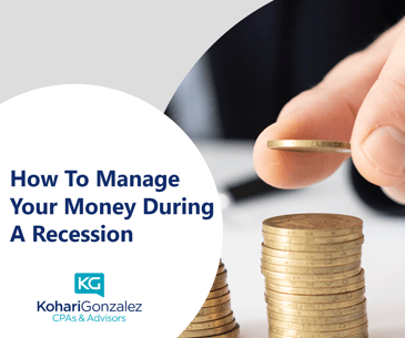 how to manage your money during a recession