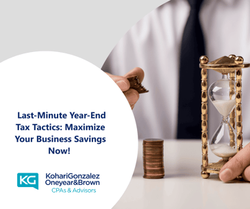 Last-Minute Year-End Tax Tactics Maximize Your Business Savings Now!