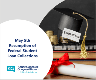 May 5th Resumption of Federal Student Loan Collections