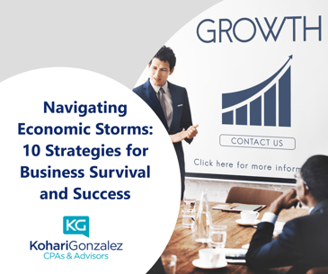 Navigating Economic Storms: 10 Strategies for Business Survival and Success