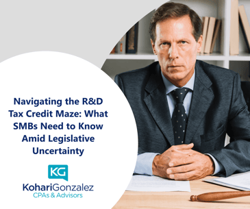 Navigating the R&D Tax Credit Maze: What SMBs Need to Know Amid Legislative Uncertainty