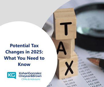 Potential Tax Changes in 2025 What You Need to Know