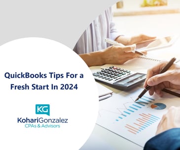 QuickBooks Tips For a Fresh Start In 2024