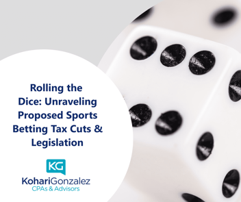 Rolling the Dice: Unraveling Proposed Sports Betting Tax Cuts & Legislation