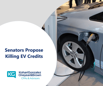 Senators Propose Killing EV Credits