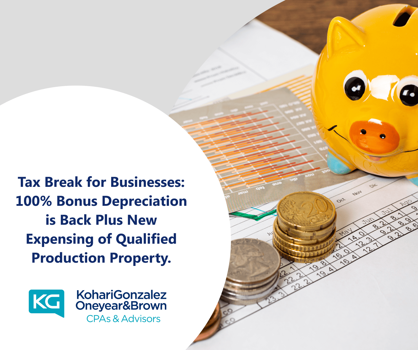 Tax Break for Businesses: 100% Bonus Depreciation is Back Plus New Expensing of Qualified Production Property.