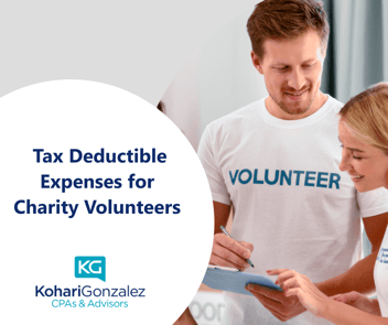 Tax Deductible Expenses for Charity Volunteers