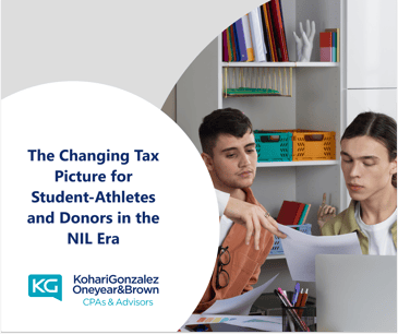 The Changing Tax Picture for Student-Athletes and Donors in the NIL Era
