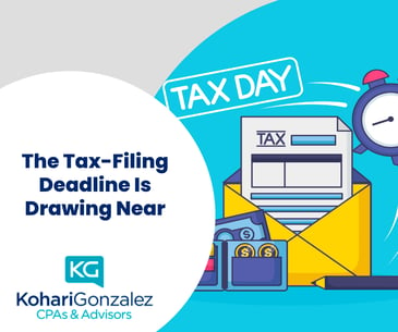 The Tax-Filing Deadline Is Drawing Near