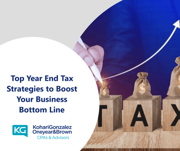 Top Year End Tax Strategies to Boost Your Business Bottom Line