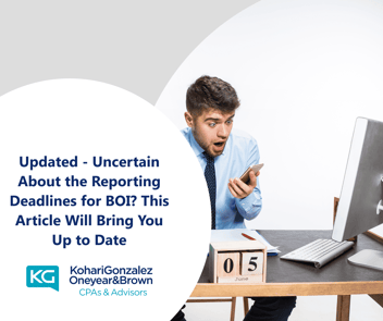 Uncertain About the Reporting Deadlines for BOI