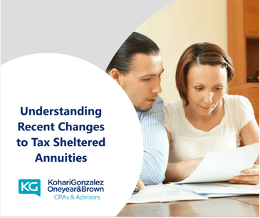 Understanding Recent Changes to Tax Sheltered Annuities