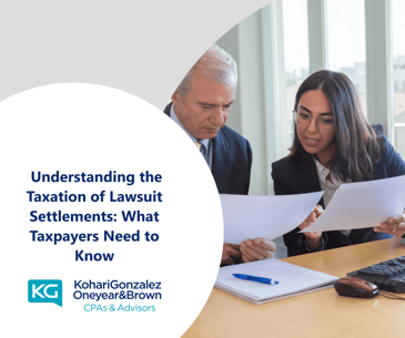 Understanding the Taxation of Lawsuit Settlements: What Taxpayers Need to Know
